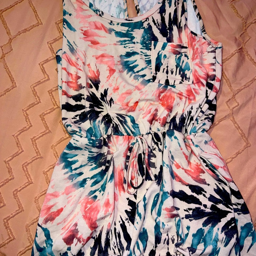 Tie Die Romper